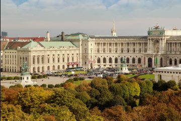 Hofburg Außenansicht Vogelperspektive